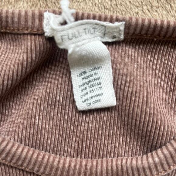 Full Tilt Born To Ride California Custom Bike Cropped Tank Top Women’s Size XS/S - Picture 3 of 5